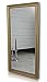 Produktbild elbmöbel 100x50cm Spiegel gold Landhaus Holz Wandspiegel barock Badspiegel Standspiegel