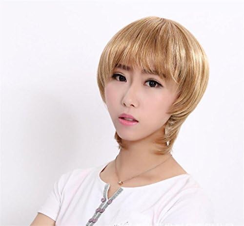 Meydlee Fashion Mushroom Straight Synthetic Hair Wig Blonde