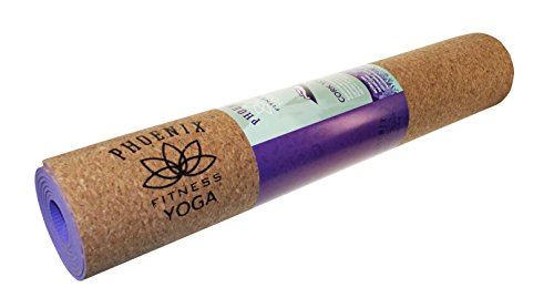 Preisvergleich Produktbild Phoenix Fitness Yogamatte, Unisex, Kork, 61 cm