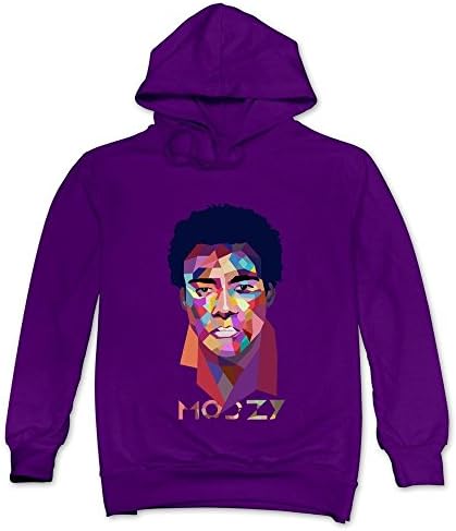 STAYUR HX-Kingdom Men's Hoodies-Childish Gambino Portrait Black