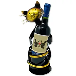 Pet Fit For Life Cat Wine Holder with Leaning Head