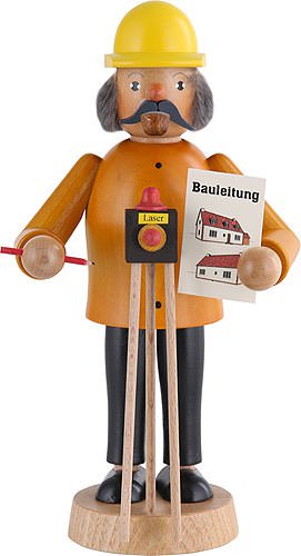 Preisvergleich Produktbild Räuchermännchen Bauleiter - 17cm