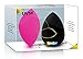 UVM 2Pack High-End Powerful Makeup Sponge Beauty Blender for Applicator, Foundation and Highlight Water Drop (Black) and Flat Edge Olive (Rose Pink)