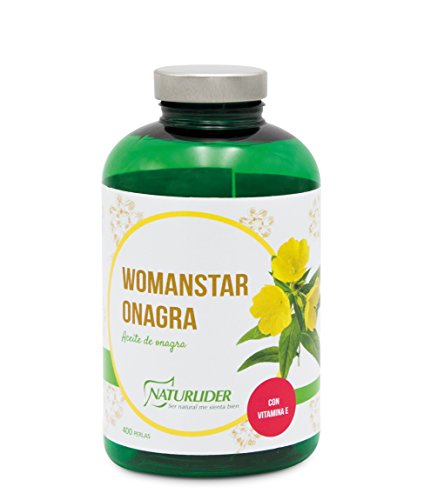 Naturlider Womanstar Onagra Suplemento para Mujeres - 400 Cápsulas (500mg)