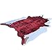 Produktbild Teppiche USA Irregular Teppich Zebra Teppich Schlafzimmer Wohnzimmer Teppich Northern Europe Alien Simulation Ganzes Leder Dünne Bodenmatte Waschbar ( Color : Red , Size : 140*200 cm/55*79 inch )