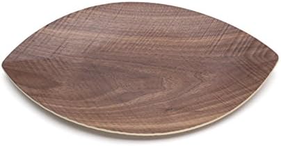 skjfig Modern solid wood bowls creative leaf-shaped fruit candy seed-box-D