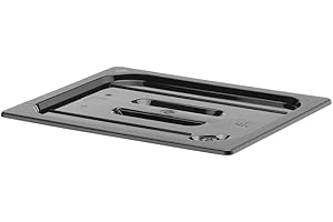 HENDI Tapa Gastronorm - PC - GN 1/2 - Negro - 325x265 mm