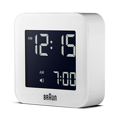 Braun BNC008WH Digital Reisewecker, weiß - 3