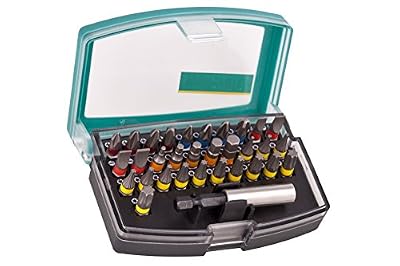 Wolfcraft 2975000 Coffret de 31 Embouts avec porte-embouts magnétique 60 mm
