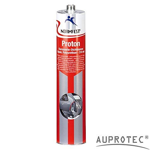 AUPROTEC® Norma fijo carrocería Masilla Proton 310 ml 1 K adhesivo überlackierbar srau