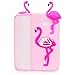 Produktbild Xifanzi Weich Hülle für Galaxy A3 (2017) Hülse 3D Rosa Flamingo TPU Zurück Bumper Schutzhülle Etui Schön Karikatur Entwurf Weiche Hülse Gummi Dünn Handytasche Handyhülle für Samsung Galaxy A3 2017