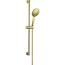 Essebagno Luisa Kombi-Duschhalter Set – 3-teilig, Kupfer Gebürstet, Mit Handbrause, Schlauch & Halterung