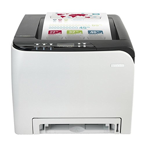 Ricoh SP C250DN Wireless A4 Colour Laser Printer (Ricoh Printer + Compatible Toner Bundle)