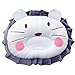 Adorable Soft Newborn Baby Anti-roll Pillow Prevent Flat Head-Lovely Lion,Blue