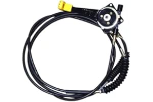 BAJATO Universal Throttle Cable JCB part Throttle Cable/Accelerator throttle assy JCB Universal Throttle Cable KIT 1600B 1700B 214 216 217 3C 3CX 3D 3DX 4C 4CN and 4CX (Universal Throttle Cable 12 Feet)