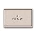 Produktbild Bgejkos Custom Machine-Washable Door Mat Hi I'm Mat Indoor/Outdoor Doormat