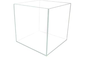 AllPondSolutions 30cm Ultra Clear Glass Aquarium Fish Tanks - 25 Litre | 30cm x 30cm x 30cm (L x W x H)