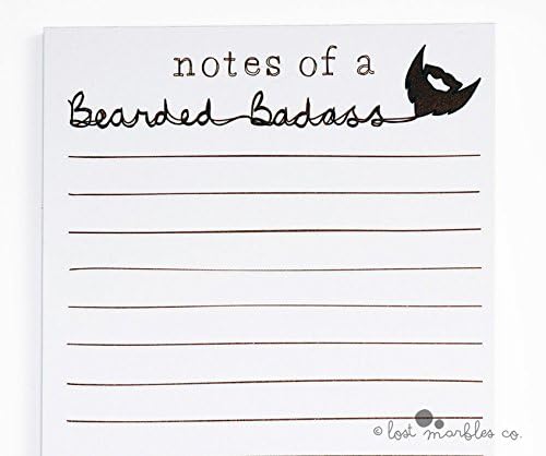 Lined Notepad - Notes of a Bearded Badass