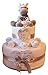 2 tier Unisex zebra Nappy Cake Baby Gift FREE Delivery