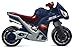 Price comparison product image Molto 73 cm Cross Superman Motorcycle for Children (Blue/Red)