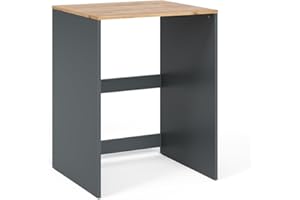 ‎VICCO Vicco Waschmaschinenschrank Anthrazit/Goldkraft Eiche Viktor 68x88x60 cm - Badezimmerschrank für die Waschmaschine, Praktische Umrahmung für Waschmaschine oder Trockner