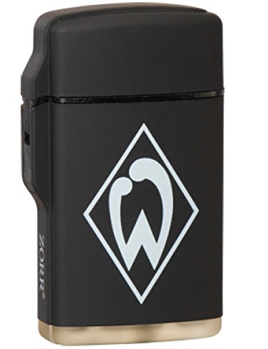Feuerzeug Rubber Laser schwarz SV WERDER BREMEN
