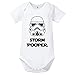 Produktbild ShirtWorld - Storm Pooper - The Dark Side - Baby Body 03-06 Monate Weiß