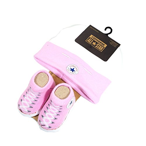 Converse Classic Booties And Hat Gift Pack Kids Baby Shoes - Pink - One Size