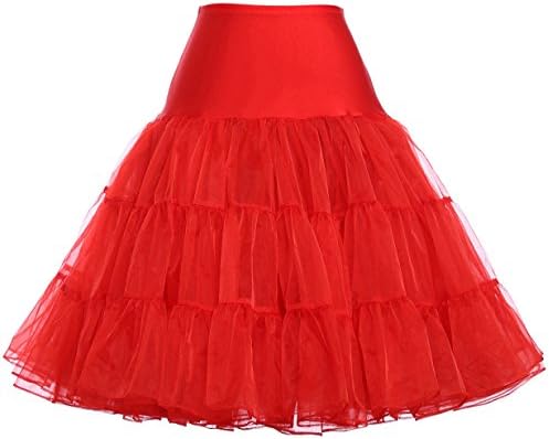 Womens 50's Vintage Rockabilly Net Petticoat Skirt Tutu For Rockabilly Dress XL KK631-3