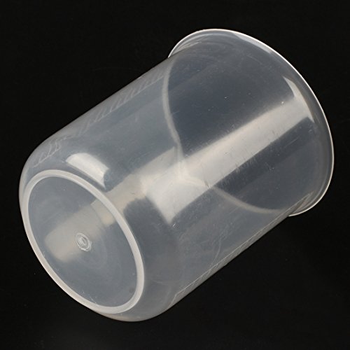 SODIAL(R) 50 100 150 250 500 ml Transparente Kunststoff Labor Messbecher 5 Stk. Messbecher Werkzeug - 6