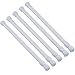 Produktbild 5 Stück Schrank Bars Spannungen Rod Spring Vorhang Rod für Heimwerker Projekte, ausziehbar Breite, 30 cm zu 50,8 cm (weiß)