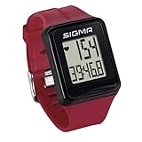 Sigma Sport Pulsuhr iD.GO rouge, Herzfrequenz-Messung, Fitness-Laufuhr, Rot