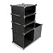 Produktbild VENKON - Universal Steckschrank DYI Regalsystem: 5-Modulfächer, schwarz