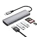 Produktbild FLYLAND USB C Hub, 5 in 1 Type C Hub Adapter, Type C Aluminium Adapter mit 3 USB 3.0 Port, Micro SD/TF Kartenleser für MacBook/MI/Lenovo/Dell/Samsung/Huawei/Smartphone, Spielekonsolen