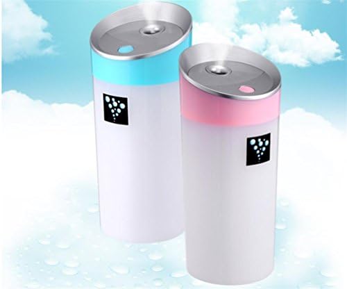 QI Anion Water Meter Mini Car Humidifier Air Purification Aromatherapy Usb Humidifier , Blue,blue