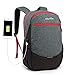 Produktbild Wind Took Laptop Rucksack für 15.6 Zoll Notebook Schulrucksack mit USB Ladeanschluss für Arbeit Wandern Reisen Alltag Business,für Herren, Grau