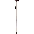 Zhjvihx Portable Walking Stick, Alloy & Plastic Bronze Guide Walking Stick, for Blind Elderly