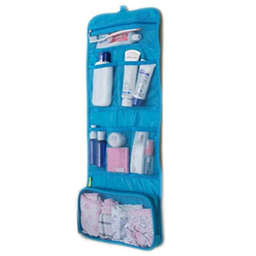 Hosaire 1x Aufbewahrungs-tasche Segeltuch taschen Mehrfarbig Aufbewahrungstasche Hängetasche Handtuchbeutel Lagerung Taschen Aufbewahrung Organizer,Blau