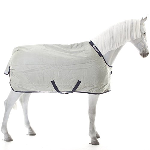 BUCAS Outdoor Pferdedecke POWER TURNOUT CLASSIC, silberfarbend, 155 - 2