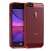 Produktbild kwmobile Hülle für Apple iPhone SE/5/5S - TPU Silikon Backcover Case Handy Schutzhülle - Cover klar Rot
