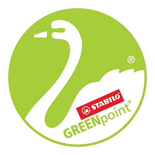 Stabilo Umweltfreundlicher Filzstift (Greenpoint, mit 6 verschiedenen Farben) 6er Pack - 6