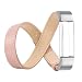Produktbild Replacement Armband für Fitbit Alta / Fitbit Alta HR, Wearlizer Ersatz Doppel Tour Lederarmband Wrist Band Watchband Strap Uhrenarmband Erstatzband mit Schnalle für Fitbit Alta
