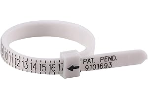 Salmue Pulsera de plástico, Joyería Medida Tamaño de muñeca Herramienta, Plástico Pulsera Medida Herramienta para Tamaño de Joyería Pulseras Brazaletes, Medidor de anillos tous