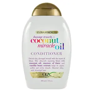 OGX Extra Strength Damage Remedy + Coconut Miracle Oil Conditioner, 13 Ounce