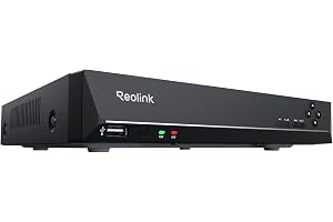 Reolink 8CH 4K PoE NVR-övervakningssysteminspelare, Videoövervakning för Hem, Inomhus, Utomhussäkerhet. Stöder 16MP/12MP/4K/5