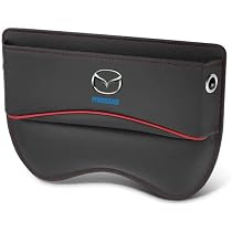 Organizer Per Auto In Pelle Nappa Da Sedile: Borsa Portaoggetti Multifunzionale Per Console Centrale (Nero, Universale)