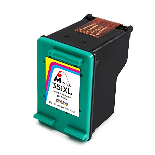 Mipelo Remanufacturado HP 350XL 351XL Cartuchos de tinta  1 Negro  1 Tricolor  Compatible con Impresora HP Officejet J6410 J6415 J5780  HP Photosmart C4280 C4340 C4380  HP Deskjet D4260 D4360
