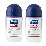 Género: Hombre Sanex Men Dermo Invisible Desodorante Roll On - 2 Unidades
