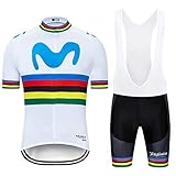 Multi antideslizante: las pinzas de la cintura y los puños cortos de los pantalones cortos para ciclismo están equipados con tiras de gel antideslizantes que mantienen las partes superiores e inferiores de la bicicleta en su lugar en las actividades de bicicleta de carretera. Los puños de las mangas están diseñados con bandas elásticas altas que evitan que sus pantalones cortos de bicicleta se deslicen en los deportes al aire libre