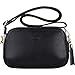 Produktbild Umhängetasche Damen, COOFIT Handtasche Damen Schwarz Leder Klein Schultertasche Damen Casual Crossbody Messenger Handbags for Women Tasche (Schwarz)
